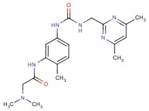 N~1~-{5-[({[(4,6-dimethylpyrimidin-2-yl)methyl]amino}carbonyl)amino]-2-methylphenyl}-N~2~,N~2~-dimethylglycinamide