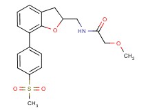 2-methoxy-N-({7-[4-(methylsulfonyl)phenyl]-2,3-dihydro-1-benzofuran-2-yl}methyl)acetamide