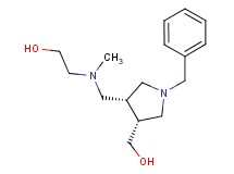 2-[{[(3R*,4R*)-1-benzyl-4-(hydroxymethyl)pyrrolidin-3-yl]methyl}(methyl)amino]ethanol