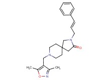 8-[(3,5-dimethylisoxazol-4-yl)methyl]-2-[(2E)-3-phenylprop-2-en-1-yl]-2,8-diazaspiro[4.5]decan-3-one