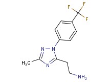 (2-{3-methyl-1-[4-(trifluoromethyl)phenyl]-1H-1,2,4-triazol-5-yl}ethyl)amine hydrochloride