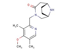 rel-(1S,6R)-3-[(4-methoxy-3,5-dimethyl-2-pyridinyl)methyl]-3,9-diazabicyclo[4.2.1]nonan-4-one dihydrochloride