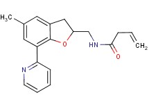 N-{[5-methyl-7-(2-pyridinyl)-2,3-dihydro-1-benzofuran-2-yl]methyl}-3-butenamide