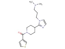 N,N-dimethyl-3-{2-[1-(3-thienylcarbonyl)piperidin-4-yl]-1H-imidazol-1-yl}propan-1-amine