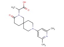 2-[9-(2,6-dimethyl-4-pyridinyl)-3-oxo-2,9-diazaspiro[5.5]undec-2-yl]propanoic acid