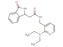 N-{[2-(diethylamino)-3-pyridinyl]methyl}-2-(3-oxo-2,3-dihydro-1H-isoindol-1-yl)acetamide