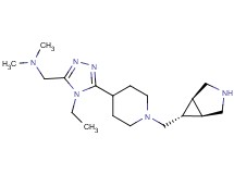[(5-{1-[rel-(1R,5S,6r)-3-azabicyclo[3.1.0]hex-6-ylmethyl]-4-piperidinyl}-4-ethyl-4H-1,2,4-triazol-3-yl)methyl]dimethylamine dihydrochloride