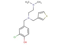 2-chloro-4-{[[2-(dimethylamino)ethyl](3-thienylmethyl)amino]methyl}phenol