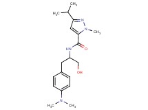 N-{1-[4-(dimethylamino)benzyl]-2-hydroxyethyl}-3-isopropyl-1-methyl-1H-pyrazole-5-carboxamide