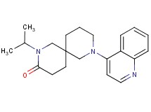 2-isopropyl-8-(4-quinolinyl)-2,8-diazaspiro[5.5]undecan-3-one