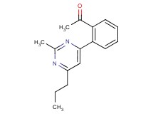 1-[2-(2-methyl-6-propylpyrimidin-4-yl)phenyl]ethanone