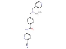 N-(6-cyanopyridin-3-yl)-4-({methyl[(3-methylpyridin-4-yl)methyl]amino}methyl)benzamide