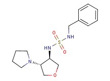 N-benzyl-N'-[(3R*,4R*)-4-pyrrolidin-1-yltetrahydrofuran-3-yl]sulfamide