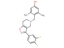 4-{[3-(3,4-difluorophenyl)-6,7-dihydroisoxazolo[4,5-c]pyridin-5(4H)-yl]methyl}-3,5-dimethylphenol