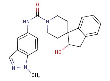 2-hydroxy-N-(1-methyl-1H-indazol-5-yl)-2,3-dihydro-1'H-spiro[indene-1,4'-piperidine]-1'-carboxamide