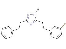 5-[2-(3-fluorophenyl)ethyl]-3-(2-phenylethyl)-1H-1,2,4-triazole