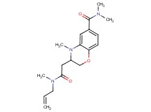 3-{2-[allyl(methyl)amino]-2-oxoethyl}-N,N,4-trimethyl-3,4-dihydro-2H-1,4-benzoxazine-6-carboxamide
