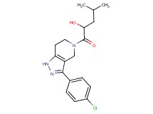 1-[3-(4-chlorophenyl)-1,4,6,7-tetrahydro-5H-pyrazolo[4,3-c]pyridin-5-yl]-4-methyl-1-oxopentan-2-ol