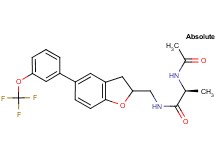 N~2~-acetyl-N~1~-({5-[3-(trifluoromethoxy)phenyl]-2,3-dihydro-1-benzofuran-2-yl}methyl)-L-alaninamide