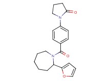 1-(4-{[2-(2-furyl)azepan-1-yl]carbonyl}phenyl)pyrrolidin-2-one
