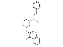 3-({3-[methyl(2-phenylethyl)amino]-1-piperidinyl}methyl)-4H-chromen-4-one