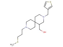 [9-[3-(methylthio)propyl]-3-(3-thienylmethyl)-3,9-diazaspiro[5.5]undec-1-yl]methanol
