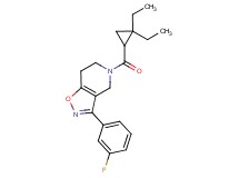 5-[(2,2-diethylcyclopropyl)carbonyl]-3-(3-fluorophenyl)-4,5,6,7-tetrahydroisoxazolo[4,5-c]pyridine