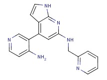 4-(4-aminopyridin-3-yl)-N-(pyridin-2-ylmethyl)-1H-pyrrolo[2,3-b]pyridin-6-amine