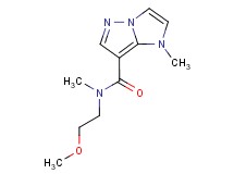 N-(2-methoxyethyl)-N,1-dimethyl-1H-imidazo[1,2-b]pyrazole-7-carboxamide