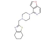 4-[4-(4,5,6,7-tetrahydro-1,3-benzothiazol-2-ylmethyl)piperazin-1-yl]furo[3,2-c]pyridine