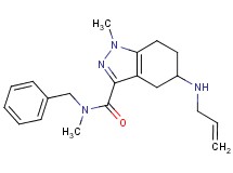 5-(allylamino)-N-benzyl-N,1-dimethyl-4,5,6,7-tetrahydro-1H-indazole-3-carboxamide