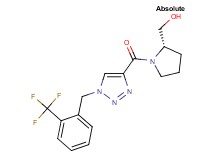 [(2S)-1-({1-[2-(trifluoromethyl)benzyl]-1H-1,2,3-triazol-4-yl}carbonyl)-2-pyrrolidinyl]methanol