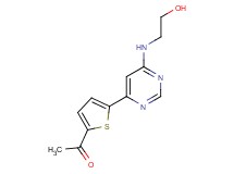 1-(5-{6-[(2-hydroxyethyl)amino]pyrimidin-4-yl}-2-thienyl)ethanone