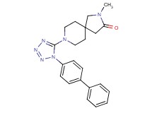 8-[1-(4-biphenylyl)-1H-tetrazol-5-yl]-2-methyl-2,8-diazaspiro[4.5]decan-3-one