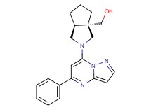 [(3aS*,6aS*)-2-(5-phenylpyrazolo[1,5-a]pyrimidin-7-yl)hexahydrocyclopenta[c]pyrrol-3a(1H)-yl]methanol