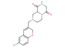 8-[(6-chloro-2H-chromen-3-yl)methyl]tetrahydro-2H-pyrazino[1,2-a]pyrazine-1,4(3H,6H)-dione