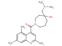4-[(dimethylamino)methyl]-1-[(2,5,7-trimethyl-4-quinolinyl)carbonyl]-4-azepanol