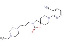 2-{3-[3-(4-ethylpiperazin-1-yl)propyl]-2-oxo-1-oxa-3,8-diazaspiro[4.5]dec-8-yl}nicotinonitrile