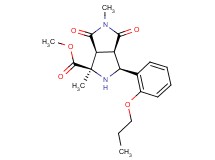 methyl (1R*,3S*,3aR*,6aS*)-1,5-dimethyl-4,6-dioxo-3-(2-propoxyphenyl)octahydropyrrolo[3,4-c]pyrrole-1-carboxylate