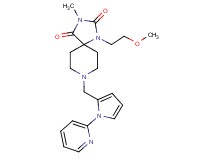 1-(2-methoxyethyl)-3-methyl-8-{[1-(2-pyridinyl)-1H-pyrrol-2-yl]methyl}-1,3,8-triazaspiro[4.5]decane-2,4-dione