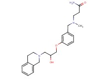 N~3~-{3-[3-(3,4-dihydroisoquinolin-2(1H)-yl)-2-hydroxypropoxy]benzyl}-N~3~-methyl-beta-alaninamide