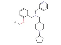 1-(1-cyclopentyl-4-piperidinyl)-N-(2-ethoxybenzyl)-N-(3-pyridinylmethyl)methanamine