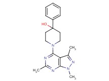 4-phenyl-1-(1,3,6-trimethyl-1H-pyrazolo[3,4-d]pyrimidin-4-yl)piperidin-4-ol