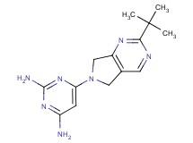 6-(2-tert-butyl-5,7-dihydro-6H-pyrrolo[3,4-d]pyrimidin-6-yl)pyrimidine-2,4-diamine