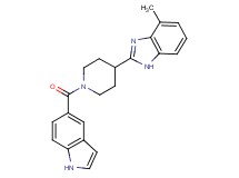 2-[1-(1H-indol-5-ylcarbonyl)-4-piperidinyl]-4-methyl-1H-benzimidazole