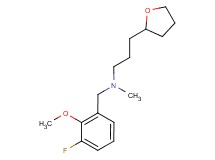 (3-fluoro-2-methoxybenzyl)methyl[3-(tetrahydrofuran-2-yl)propyl]amine