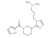 N,N-dimethyl-3-{2-[1-(1H-pyrrol-2-ylcarbonyl)-3-piperidinyl]-1H-imidazol-1-yl}-1-propanamine