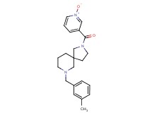 7-(3-methylbenzyl)-2-[(1-oxido-3-pyridinyl)carbonyl]-2,7-diazaspiro[4.5]decane