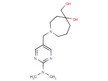 1-{[2-(dimethylamino)pyrimidin-5-yl]methyl}-4-(hydroxymethyl)azepan-4-ol