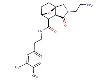 (1R*,5S*,6R*,7S*)-3-(2-aminoethyl)-N-[2-(3,4-dimethylphenyl)ethyl]-4-oxo-10-oxa-3-azatricyclo[5.2.1.0~1,5~]decane-6-carboxamide